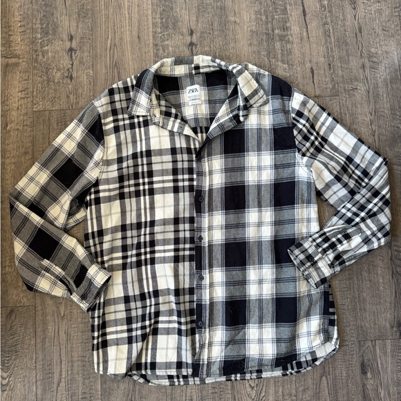 Zara Women’s Plaid Flannel- Size XL - Picture 1 of 2